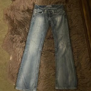 Buckle Daytrip leo size 26 bootcut